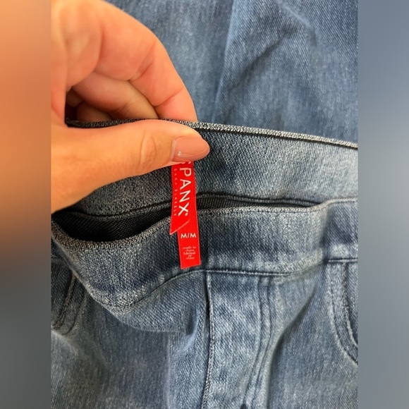 EUC Spanx Jean ish Ankle Leggings Size Medium - Picture 4 of 7